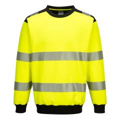 Portwest PW379 PW3 Hi-Vis Sweatshirt - (Yellow/Black)