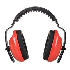 Portwest PW48 PW Classic Plus Ear Defenders - (Red)