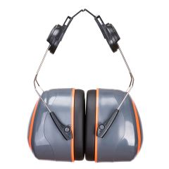 Portwest PW62 HV Hi-Vis Extreme Ear Defenders High Clip-On - (Grey/Orange)