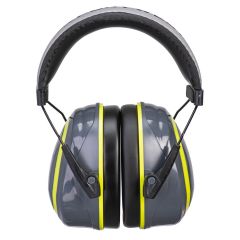 Portwest PW73 HV Hi-Vis Extreme Ear Defenders Medium - (Grey/Yellow)