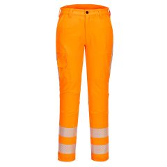 Portwest R440 RWS Hi-Vis Stretch Work Trousers - (Orange)