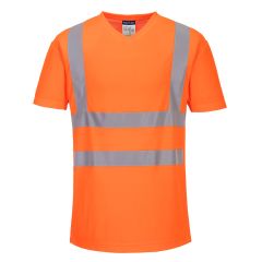 Portwest S179 Hi-Vis Cotton Comfort Mesh Insert T-Shirt S/S  - (Orange)