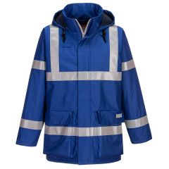 Portwest S785 Bizflame Rain Anti-Static FR Jacket - (Royal Blue)