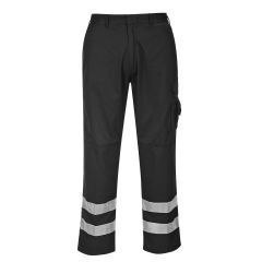 Portwest S917 Iona Safety Combat Trousers - (Black)