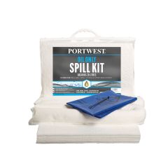 Portwest SM60 20 Litre Oil Only Spill Maintenance Kit - (White)
