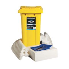 Portwest SM63 120 Litre Oil Only Spill Maintenance Kit - (White)