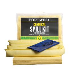 Portwest SM90 20 Litre Chemical Spill Kit - (Yellow)