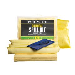 Portwest SM91 50 Litre Chemical Spill Kit - (Yellow)