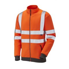 Leo Workwear LIBBATON ISO 20471 Class 3 Track Top - Hi Vis Orange