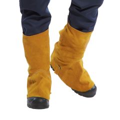 Portwest SW32 Leather Welding Boot Cover - (Tan)