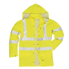 Portwest S491 Sealtex Ultra Hi-Vis Rain Jacket - Waterproof (Yellow)