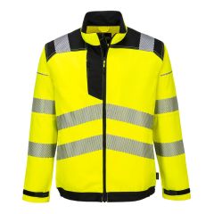 Portwest T500 PW3 Hi-Vis Work Jacket - (Yellow/Black)