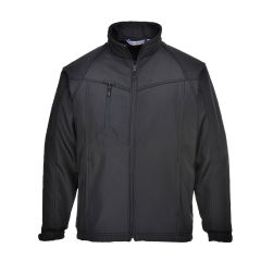 Portwest TK40 Oregon Men's Softshell Jacket (3L) - (Black)