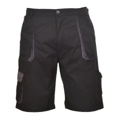 Portwest TX14 Portwest Texo Contrast Shorts - (Black)