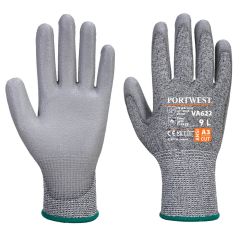 Portwest VA622 Vending MR Cut PU Palm Glove - (Grey)