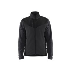 Blaklader 5942 Knitted Jacket With Softshell - Dark Grey/Black