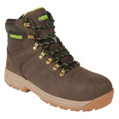 Apache Moose Jaw Leather Waterproof Safety Boot (Brown) - XTS Outsole S7 S HRO LG FO SR