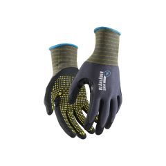 Blaklader 2935 Nitrile-Dipped Work Gloves With Dot Grip - Grey (Pair)