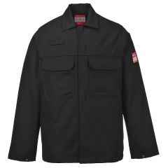 Portwest BIZ2 Bizweld Flame Resistant Jacket (Black)