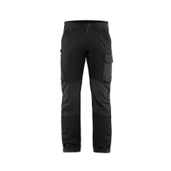 Blaklader 1422 4-Way-Stretch Service Trousers (Black/Dark Grey)