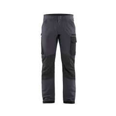 Blaklader 1422 4-Way-Stretch Service Trousers (Mid Grey/Black)