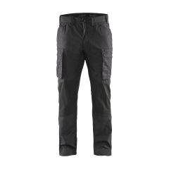 Blaklader 1459 Stretch Service Trousers - 75% cotton/25% polyamide (Dark Grey/Black)