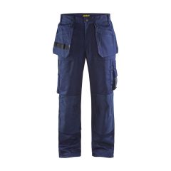 Blaklader 1530 65% Polyester/35% Cotton Twill Trousers (Navy Blue)