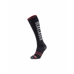 Blaklader 2193 Xwarm Socks (Black/Neon Red)