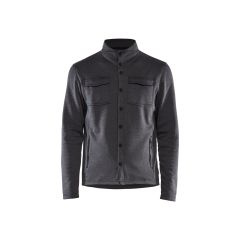 Blaklader 3232 Pique Fleece Shirt Jacket (Black Melange)