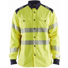 Blaklader 3239 Multinorm Shirt (High Vis Yellow/Navy)