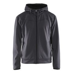 Blaklader 3363 Full Zip Hoodie Sweatshirt (Mid Grey / Black)