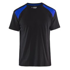 Blaklader 3379 T-Shirt (Black/Cornflower Blue)