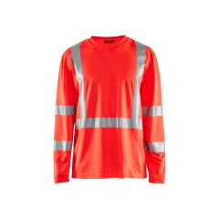 Blaklader 3383 UV T-Shirt High Vis Long Sleeve (High Vis Red)