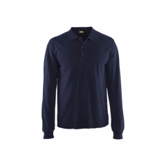 Blaklader 3388 Polo Shirt Long Sleeves (Navy Blue)