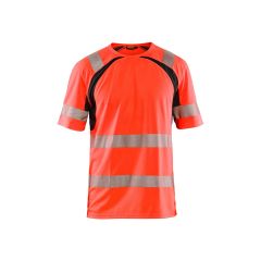 Blaklader 3397 UV High Vis T-Shirt (High Vis Red/Black)