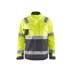 Blaklader 4064 High Visibility Jacket (High Vis Yellow/Mid Grey)