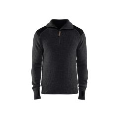 Blaklader 4630 Wool Sweater (Dark Grey/Black)