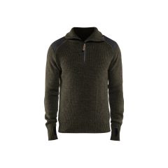 Blaklader 4630 Wool Sweater (Dark Olive Green/Dark Grey)