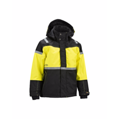 Blaklader 4858 Children&#039;s Winter Jacket - Waterproof, Quilt Lined (Black/Yellow)