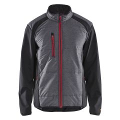 Blaklader 4929 Hybrid Jacket - Thermore® ECODOWN lining (Black/Red)