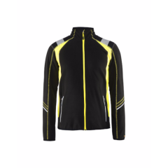 Blaklader 4993 Microfleece Jacket (Black / Vis Yellow)