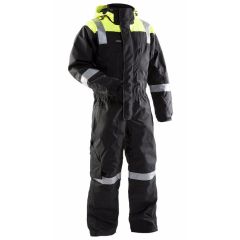 Blaklader 6787 Winter Coverall - Waterproof, Quilt Lined (Black/Yellow)