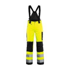 Blaklader 7885 Ladies High Vis Winter Trousers Quilt Lined, Waterproof (Yellow/Black)