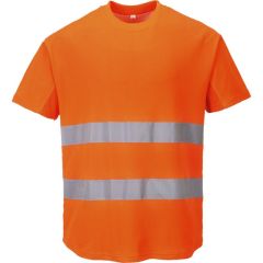 Portwest C394 Hi-Vis Mesh T-Shirt Rail Spec (Orange Or Yellow)