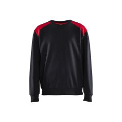Blaklader 3580 Sweatshirt - Black/Red