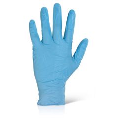 Click Disposable Nitrile Gloves Powder Free Blue (Box of 100)