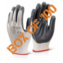 Click EC7 Nitrile Coated Work Glove (Large) [BOX OF 100]