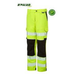 PULSAR LIFE GRS Ladies Stretch Combat Trouser LFE971-YEL (Hi Vis Yellow)