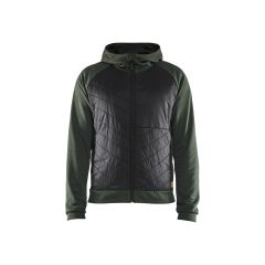 Blaklader 3463 Hybrid Sweater Jacket - Autumn Green/Black