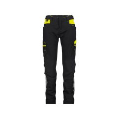 Dassy 201134 Hong Kong Women's Work Trousers with Stretch - Black/Fluo Yellow